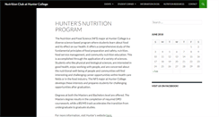 Desktop Screenshot of hunternutritionclub.org